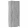 vidaXL Armario de madera ingenier&iacute;a gris Sonoma 70x42,5x225 cm