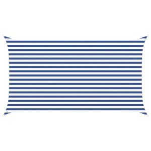 vidaXL Toldo Vela de Sombra Azul y Blanco 4,5 x 2,5 m