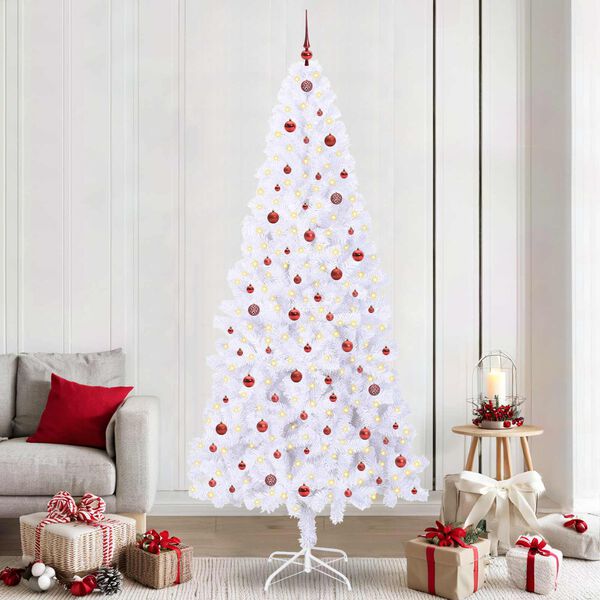 vidaXL &Aacute;rbol de Navidad artificial con 300 LED 240 cm PVC y Acero