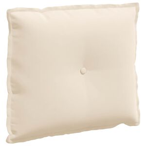 vidaXL Coj&iacute;n de Espalda Beige 60 x 50 cm Tela de microfibra