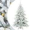 vidaXL &Aacute;rbol de Navidad artificial con ramas articuladas 180 cm