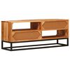 vidaXL Mueble de TV Natural 110 x 30 x 44 cm Madera de Acacia S&oacute;lida