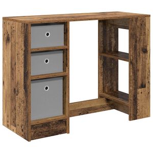 vidaXL Escritorio Madera vieja 100 x 40 x 75 cm Madera de ingenier&iacute;a