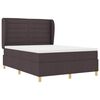 vidaXL Cama con Somier y Colch&oacute;n Gris Oscuro 90x190 cm de Tela tela