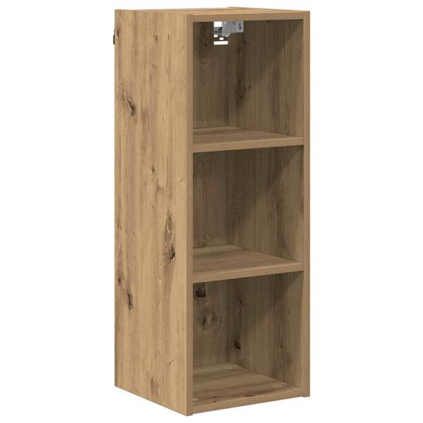 vidaXL Mueble colgante Roble artesanal 30 x 29,5 x 80 cm