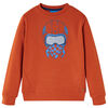 vidaXL Sudadera infantil color teja claro 140
