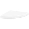 vidaXL Estante flotante de pared 2 uds MDF blanco brillo 35x35x3,8 cm