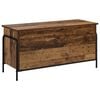 vidaXL Caja de Almacenamiento Madera envejecida 80 x 40 x 49,5 cm
