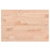 vidaXL Encimera de ba&ntilde;o madera maciza de haya 60x40x1,5 cm