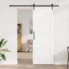 vidaXL Puerta Corredera ORKDAL y Negro 83 x 232 cm