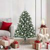 vidaXL &Aacute;rbol de Navidad artificial Verde 120 cm PVC, Pl&aacute;stico y Acero