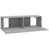 vidaXL Set de muebles para TV 8 pzas madera contrachapada gris Sonoma