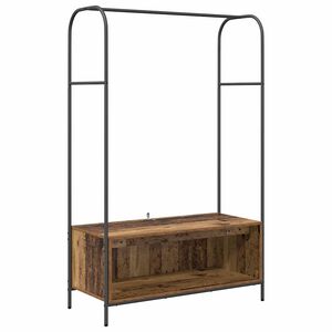 vidaXL Perchero para ropa Roble Marr&oacute;n 100 x 44 x 160 cm