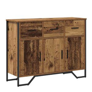 vidaXL Aparador con caj&oacute;n Madera vieja 97 x 32,5 x 74,5 cm