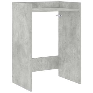 vidaXL Armario para lavadora Concreto 67,5 x 48 x 97 cm
