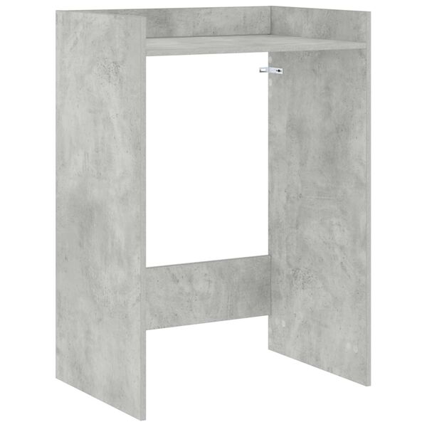 vidaXL Armario para lavadora Concreto 67,5 x 48 x 97 cm