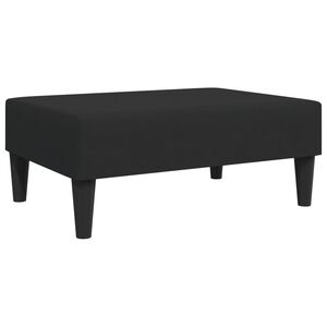 vidaXL Reposapi&eacute;s de terciopelo negro 77x55x31 cm