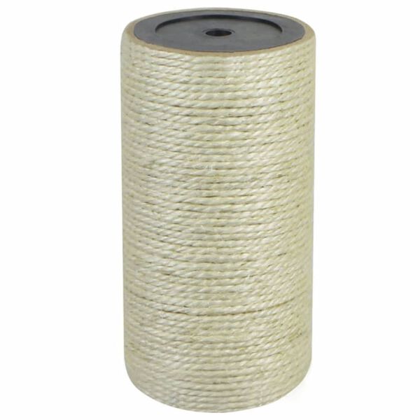 vidaXL Poste rascador para gatos 8x15 cm 8 mm beige