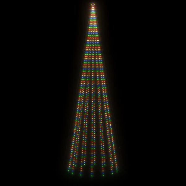 vidaXL Árbol de Navidad con pincho 1134 LED de colores 800 cm