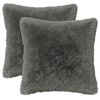 vidaXL Coj&iacute;n con almohada HEERLEN 2 uds. Verde claro Fleece PV