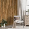vidaXL Paneles de pared con aspecto de madera PVC marrón 2,06 m²