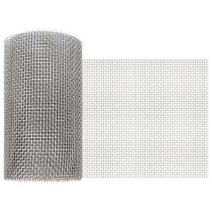 vidaXL Pantalla de malla 20 x 200 cm 6 Mesh Acero Inoxidable 201