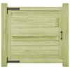 vidaXL Puerta de valla de madera de pino impregnada 100x100 cm