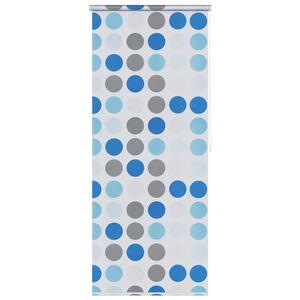 vidaXL Persiana enrollable de ducha c&iacute;rculos 80x240 cm