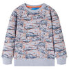 Sudadera infantil gris m&eacute;lange 128