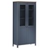 vidaXL Aparador Hill madera de pino gris 85x37x170,5 cm