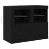 vidaXL Aparador LED 2 uds. 41 x 37 x 67 cm Madera de ingenier&iacute;a