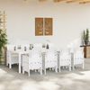 vidaXL Conjunto de Comedor de Jardín 9 pcs Gris Claro Ratan Polt