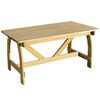 vidaXL Mesa de jard&iacute;n de madera de pino impregnada 150x74x75 cm