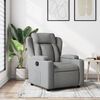 vidaXL Sill&oacute;n reclinable de tela gris claro