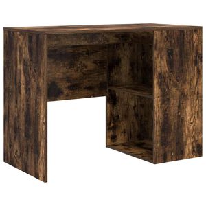 vidaXL Escritorio Roble ahumado Madera de ingenier&iacute;a 102 x 50 x 75 cm