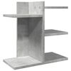 vidaXL Organizador escritorio madera ingenier&iacute;a hormig&oacute;n 42x21,5x42 cm