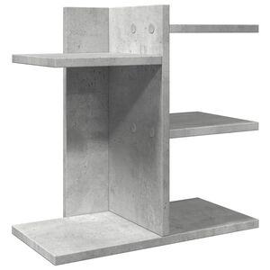 vidaXL Organizador escritorio madera ingenier&iacute;a hormig&oacute;n 42x21,5x42 cm