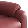vidaXL Sill&oacute;n reclinable de cuero sint&eacute;tico rojo tinto