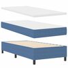 vidaXL Cama tipo Box Spring Azul y 100 x 200 cm Tela de Pana