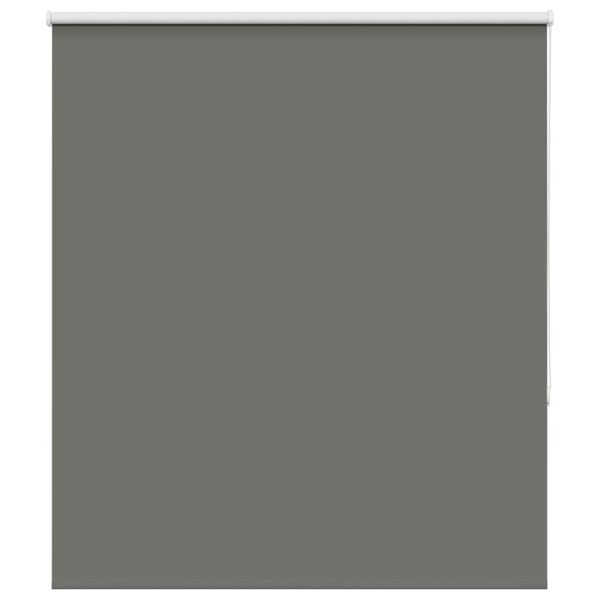vidaXL Estor Enrollable Opaco gris 140x130 cm Tela Ancho 136,6 cm