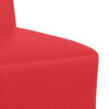 vidaXL Unidad de Sof&aacute; Modular sin Brazos 2 pcs Rojo 55 x 74 x 82 cm