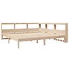 vidaXL Cama con estanter&iacute;a sin colch&oacute;n madera maciza de pino 180x200cm