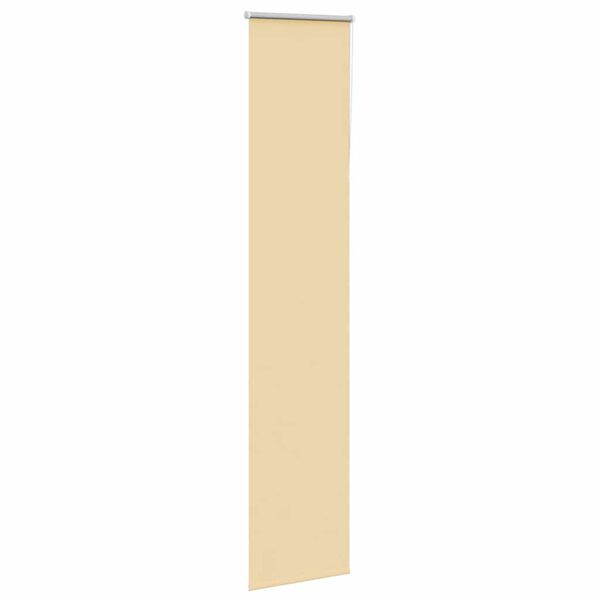 vidaXL Estor Enrollable Opaco Beige 50x230 cm Tela Ancho 45,7 cm