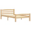 vidaXL Estructura de cama sin colch&oacute;n madera maciza de pino 100x200 cm