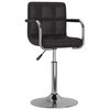vidaXL Silla de comedor cuero sint&eacute;tico negra