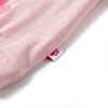 Camiseta infantil rosa claro 140