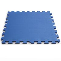 Bestway Protectores de suelo de piscina 8 piezas azul 50x50 cm