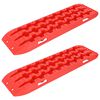 vidaXL Tablero de tracci&oacute;n 2 uds. Rojo 106 x 30,5 x 7 cm