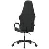 vidaXL Silla gaming cuero sint&eacute;tico negro y gris