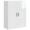 vidaXL Armario de Pared PORTO brillante 80 x 31 x 100 cm
